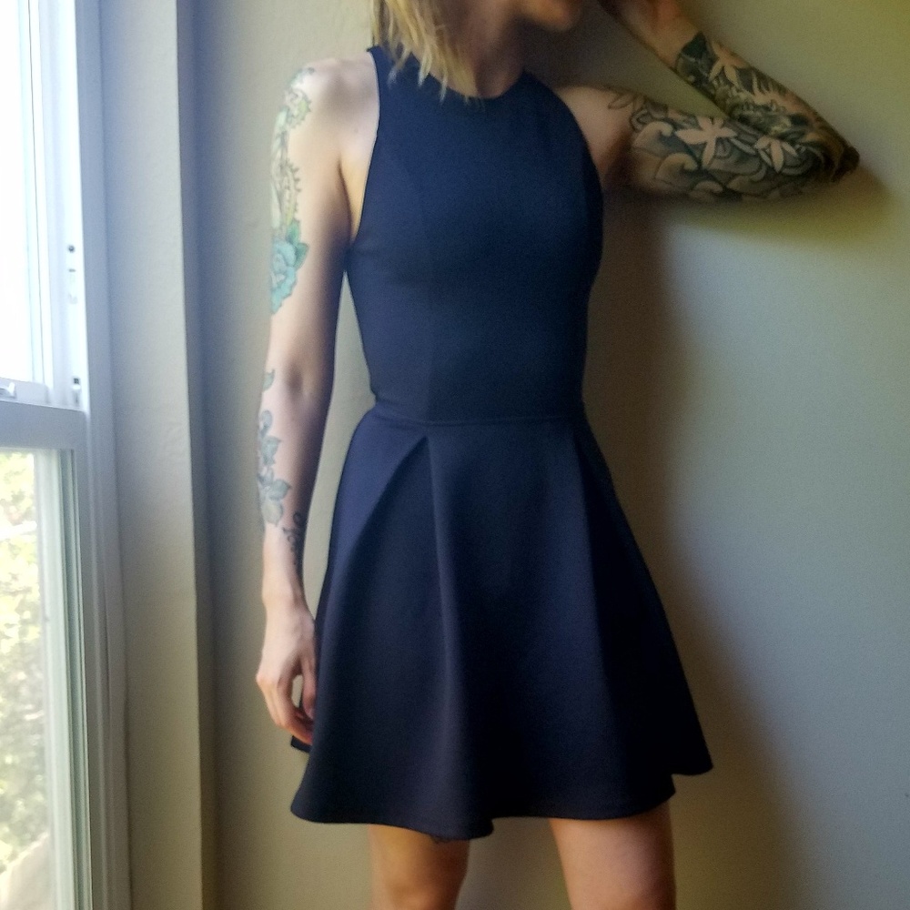 Abercrombie & Fitch black mini dress